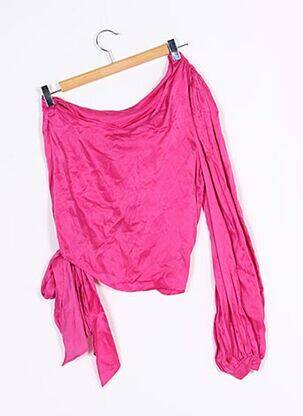 Blouse col rond manches longues rose LOVERS + FRIENDS femme