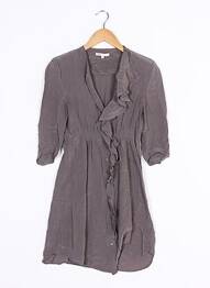 Robe courte manches 3/4 manches 3/4 violet MAJE femme