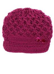 Bonnet doublure rose MAXIMO fille