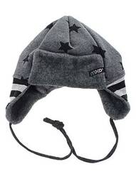 Bonnet fermeture liens à nouer gris MAXIMO garcon