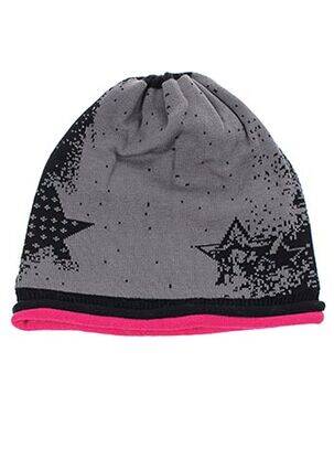 Bonnet maille fine gris MAXIMO fille