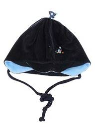 Bonnet fermeture liens à nouer bleu MAXIMO garcon