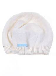 Bonnet maille fine blanc MAXIMO enfant