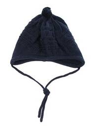 Bonnet fermeture liens à nouer bleu MAXIMO garcon