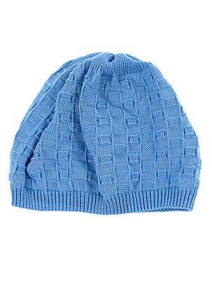 Bonnet maille fine bleu MAXIMO garçon