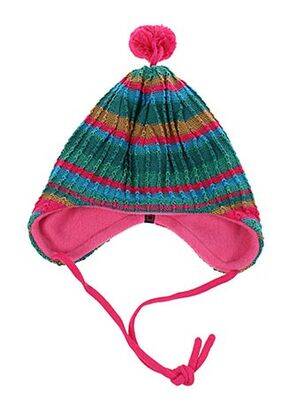 Bonnet fermeture liens à nouer rose MAXIMO fille