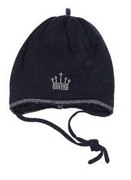 Bonnet fermeture liens à nouer bleu MAXIMO fille