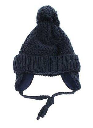 Bonnet empiècements bleu MAXIMO enfant