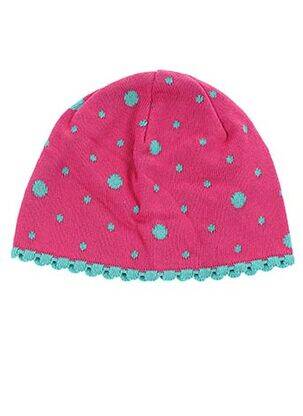 Bonnet maille fine rose MAXIMO fille