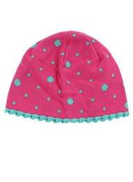 Bonnet finition bords-côtes rose MAXIMO fille
