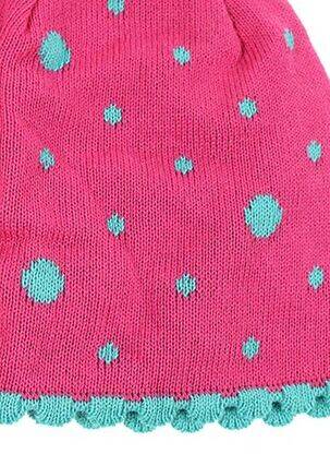 Bonnet maille fine rose MAXIMO fille