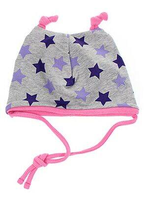 Bonnet fermeture liens à nouer violet MAXIMO fille