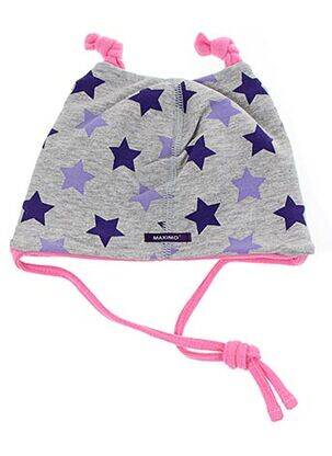 Bonnet fermeture liens à nouer violet MAXIMO fille