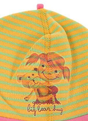 Bonnet empiècements jaune MAXIMO fille