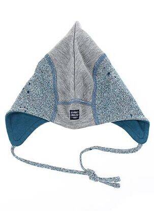Bonnet empiècements bleu MAXIMO garçon