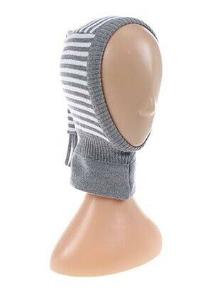 Bonnet maille fine gris MAXIMO enfant