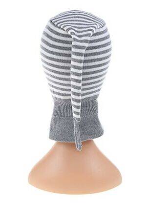 Bonnet maille fine gris MAXIMO enfant