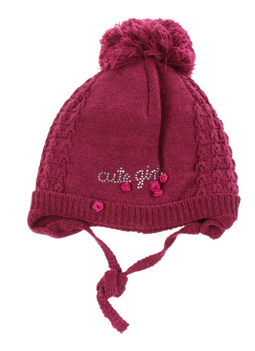 Bonnet rose MAXIMO pour fille