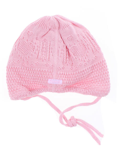 Bonnet rose MAXIMO pour fille