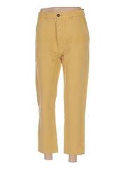 Pantalon 7/8 jaune HOD pour femme seconde vue