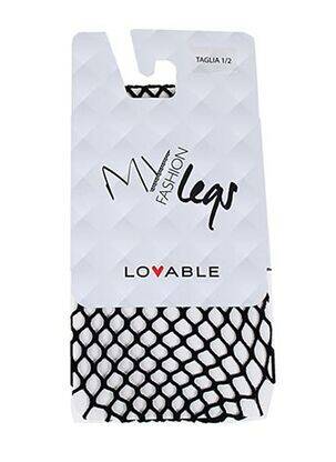 Collants tissage résille noir LOVABLE femme