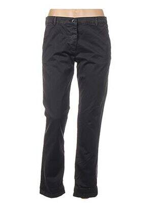 Pantalon droit fermeture zippée sous rabat boutonné taille normale gris SHINE femme