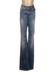Jeans coupe droite taille basse taille basse bleu CLOSED femme
