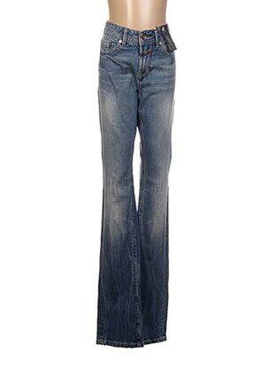 Jeans coupe droite taille basse taille basse bleu CLOSED femme
