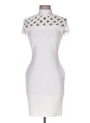 Robe courte blanc POUPÉE DE SOIE pour femme seconde vue