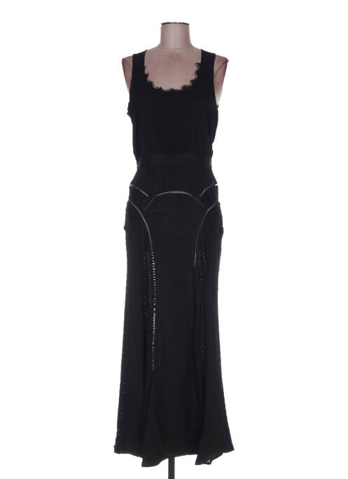 Robe longue noir POUPÉE DE SOIE pour femme