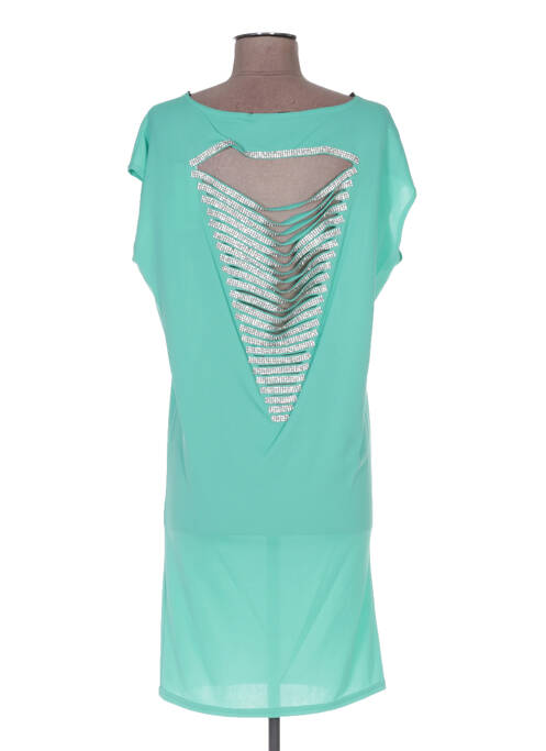 Robe mi-longue vert POUPÉE DE SOIE pour femme