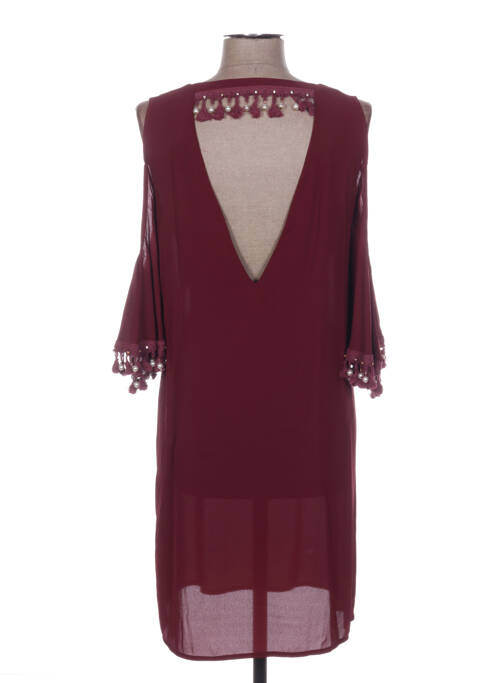 Robe mi-longue rouge POUPÉE DE SOIE pour femme