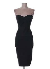 Robe courte noir POUPÉE DE SOIE pour femme seconde vue