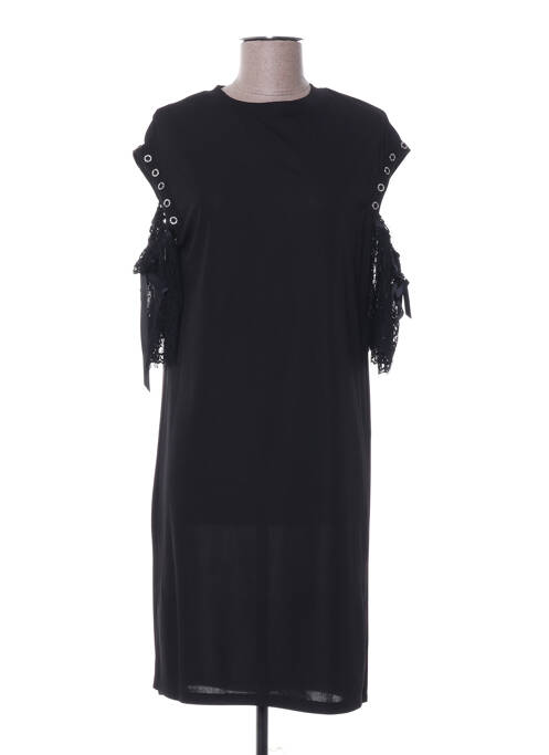 Robe mi-longue noir POUPÉE DE SOIE pour femme