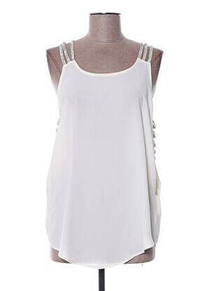 Top coupe fluide beige POUPÉE DE SOIE femme
