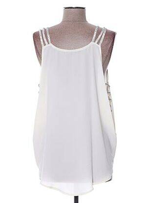 Top coupe fluide beige POUPÉE DE SOIE femme