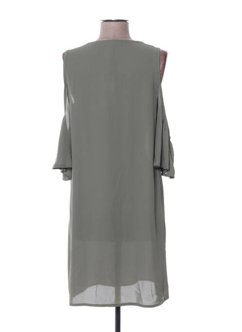 Robe mi-longue vert POUPÉE DE SOIE pour femme