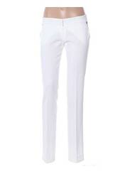 Pantalon droit blanc POUPÉE DE SOIE pour femme seconde vue