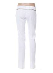 Pantalon droit blanc POUPÉE DE SOIE pour femme seconde vue