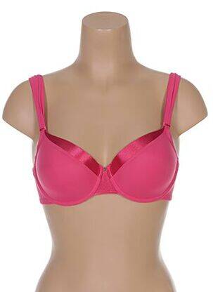 Soutien-gorge effet matière satinée haut soutien-gorge moulé rose IMPLICITE femme