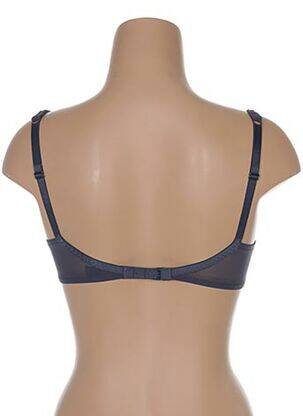 Soutien-gorge effet matière satinée haut soutien-gorge moulé gris IMPLICITE femme