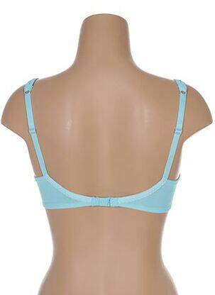 Soutien-gorge effet matière satinée haut soutien-gorge moulé bleu IMPLICITE femme