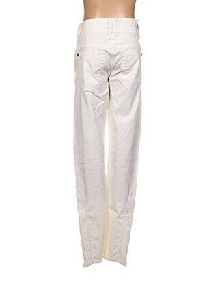 Pantalon slim taille basse taille basse beige DDP femme