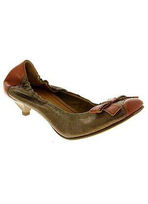 Ballerines talon plat jusqu'à 3cm marron MISS SIXTY femme