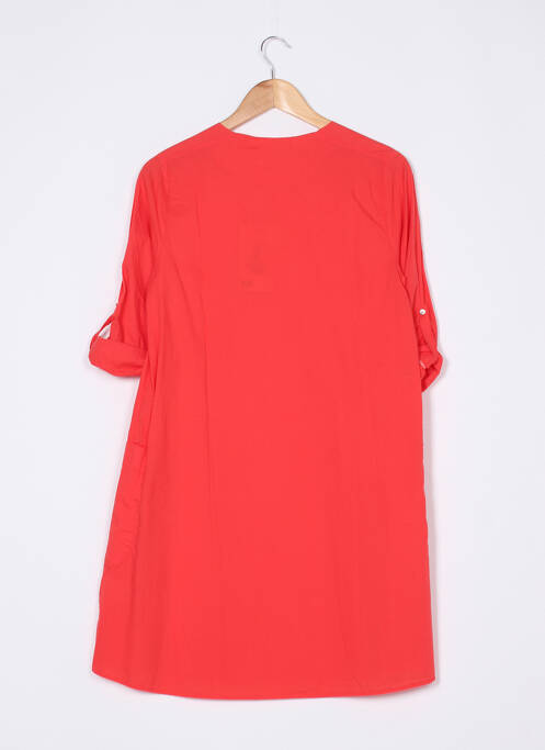 Robe mi-longue orange LA FEE MARABOUTEE femme