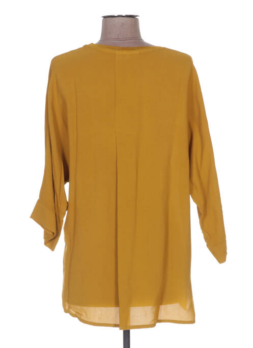 Blouse jaune LA FEE MARABOUTEE pour femme