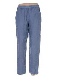 Pantalon droit taille élastique bleu LA FEE MARABOUTEE femme