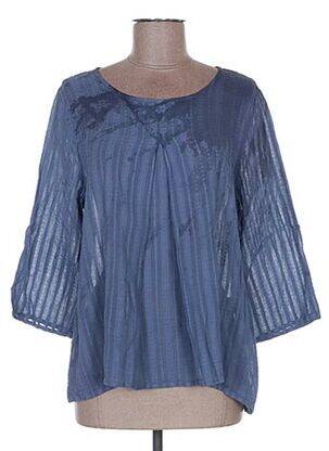 Blouse bleu LA FEE MARABOUTEE pour femme