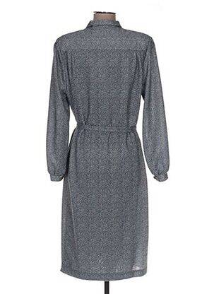 Robe mi-longue manches longues manches longues vert FRANCE RIVOIRE femme