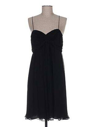 Robe mi-longue noir CARAMELO pour femme